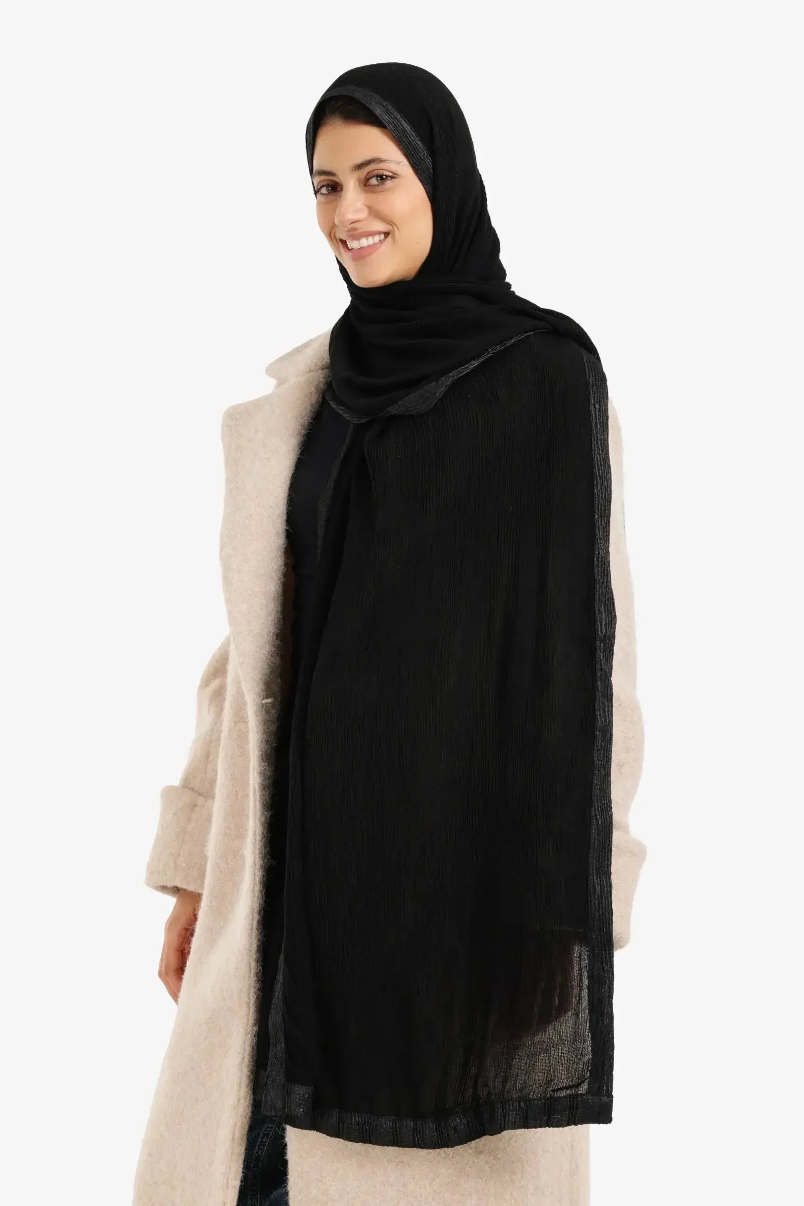 Carina - Plain Bliss Satin Scarf 8