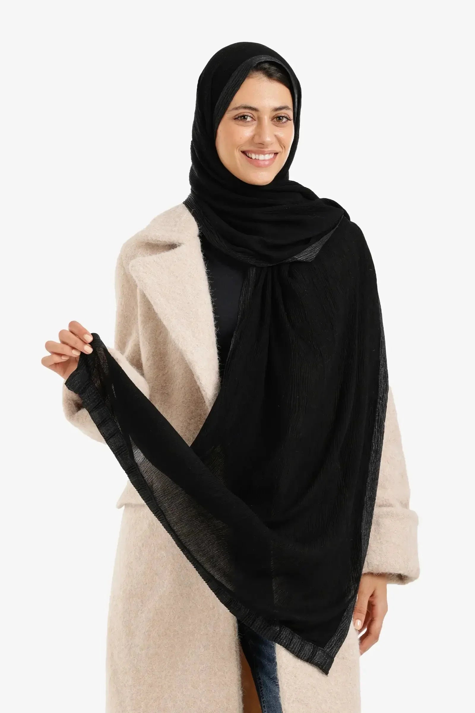 Carina - Plain Bliss Satin Scarf 7