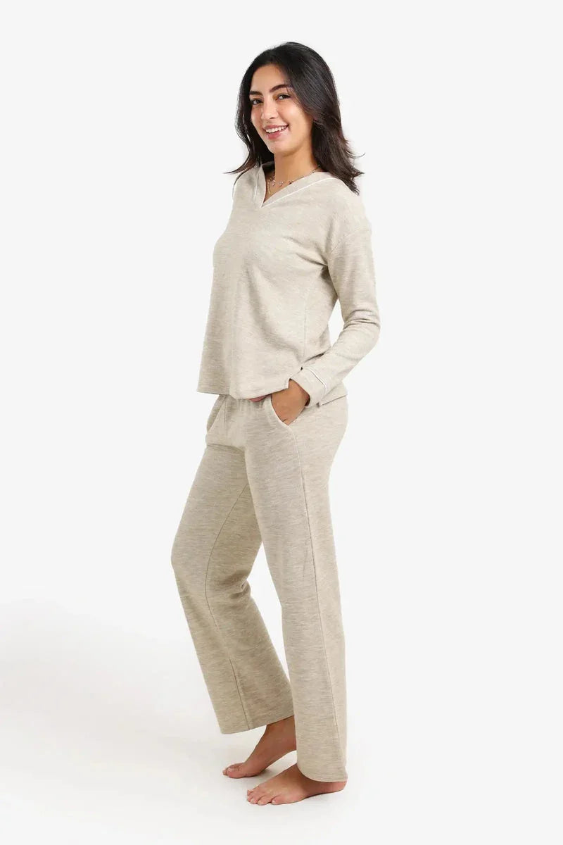 Carina - Self Pattern Pyjama Set 2