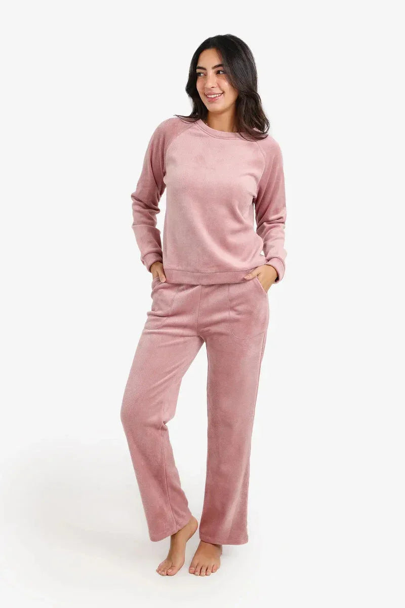 Carina - Textured Pattern Pyjama Set 1