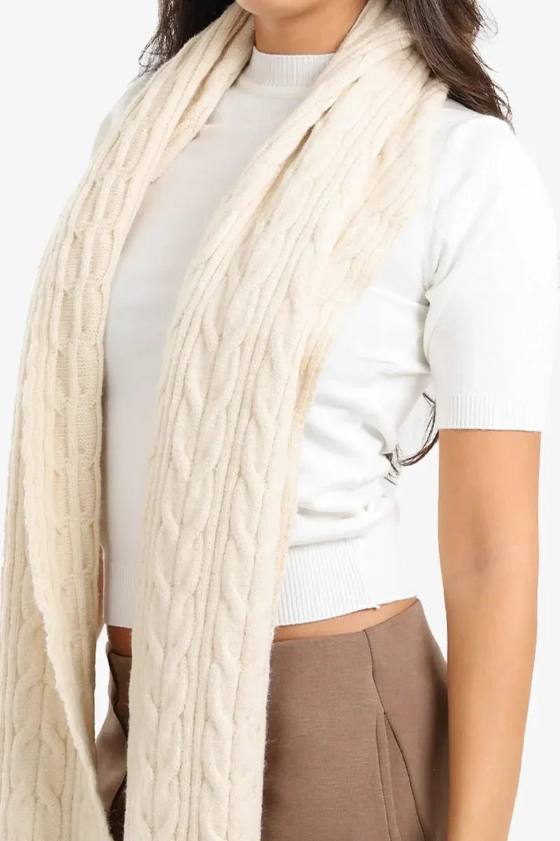 Braided Pattern Scarf - Carina 11