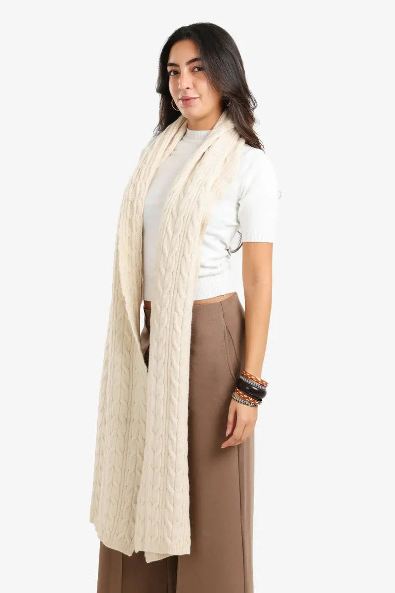 Carina - Braided Pattern Scarf 8