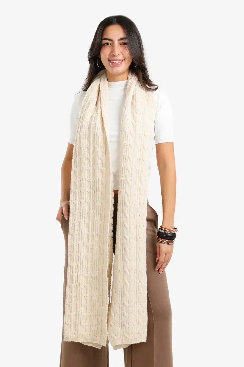 Braided Pattern Scarf - Carina 2