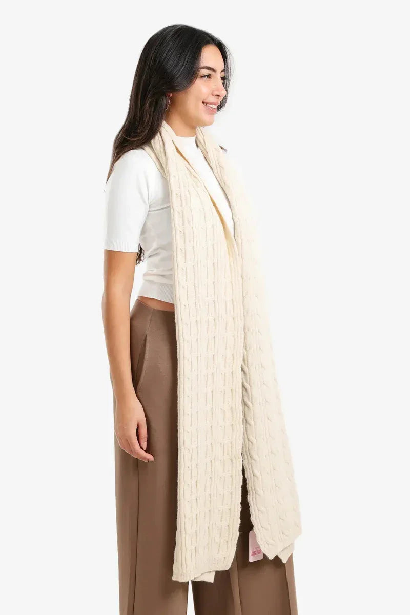 Braided Pattern Scarf - Carina 5