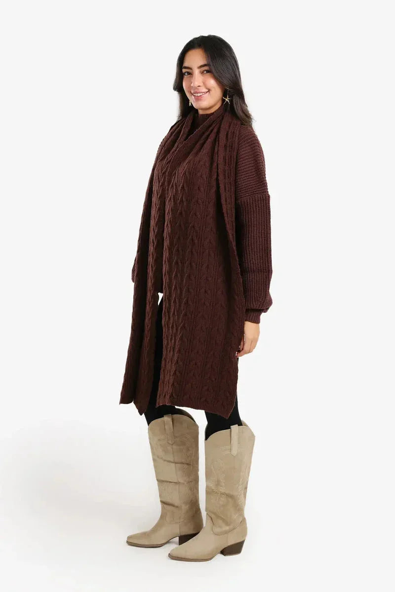 Braided Pattern Scarf - Carina 9