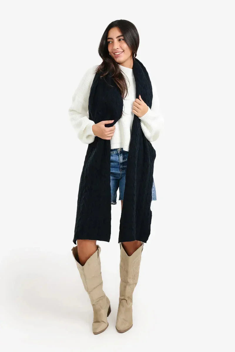 Braided Pattern Scarf - Carina 4