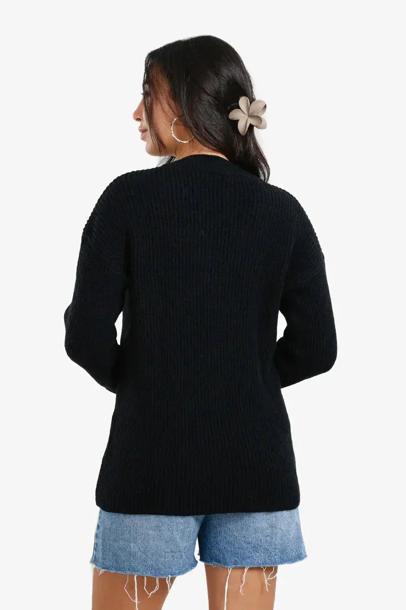 Carina - Ribbed V-Neck Pullover 5
