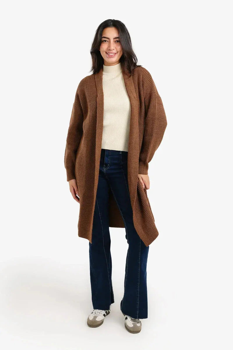 Carina - Relaxed Knee-Length Cardigan 2