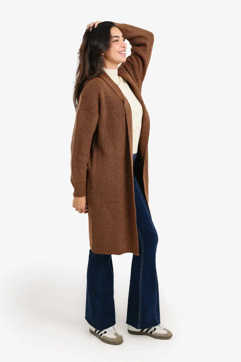 Carina - Relaxed Knee-Length Cardigan 4