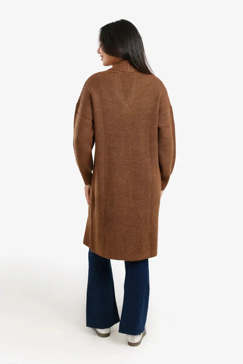 Carina - Relaxed Knee-Length Cardigan 8