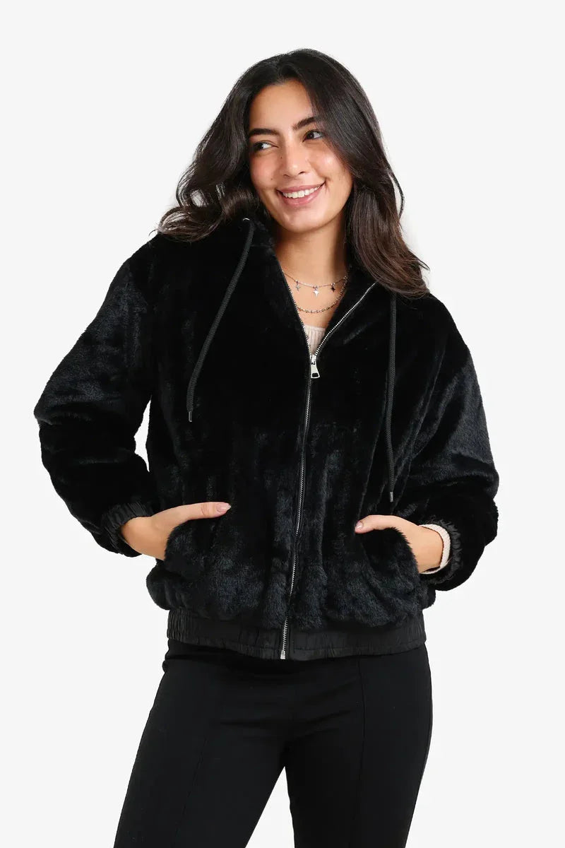 Carina - Sherpa Hooded Jacket 1