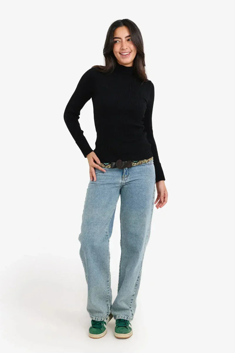 Ribbed Turtleneck Pullover - Carina 13