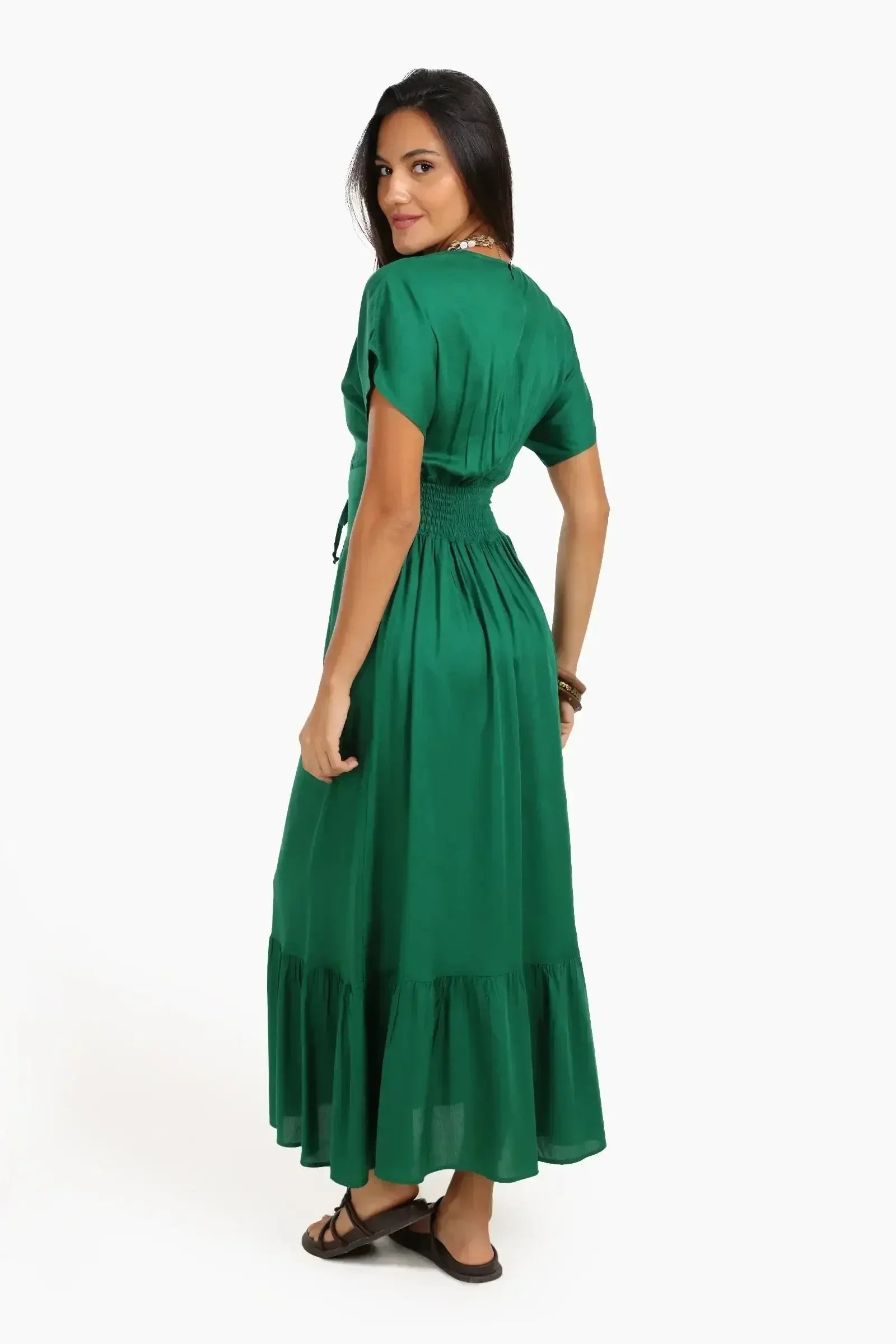 Carina - Maxi Dress with Front Drawstring 7