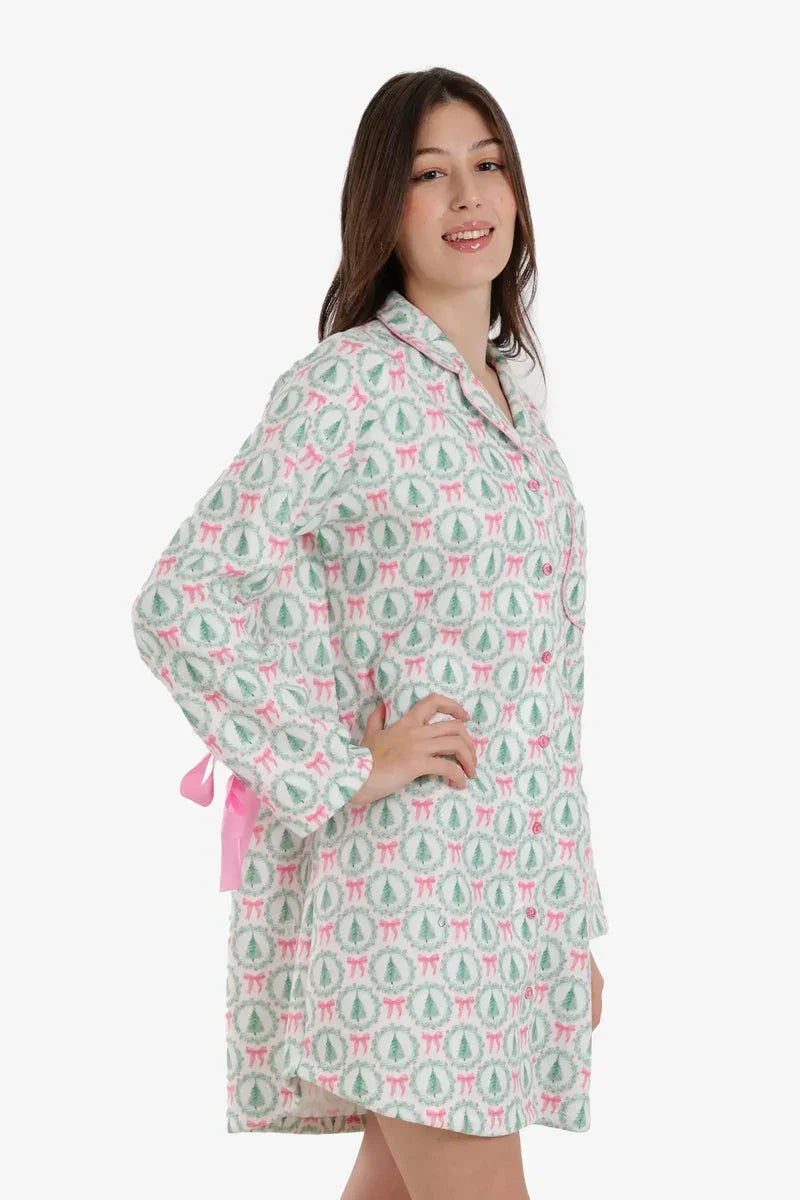 Carina - Bow-Sleeve Night Shirt 2