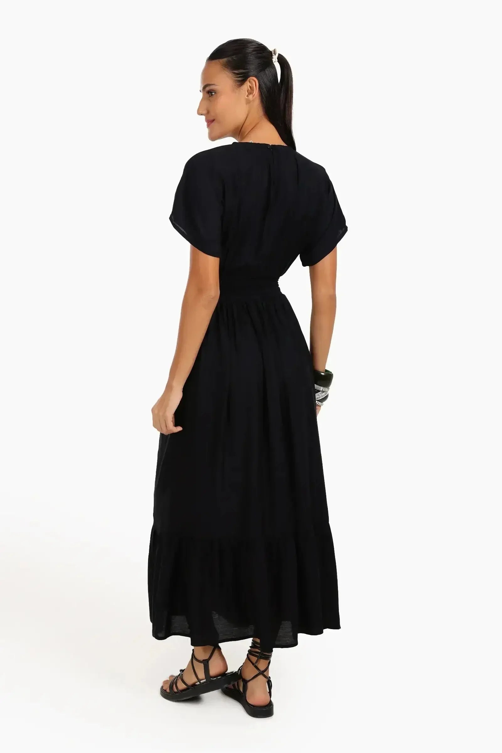 Carina - Maxi Dress with Front Drawstring 3
