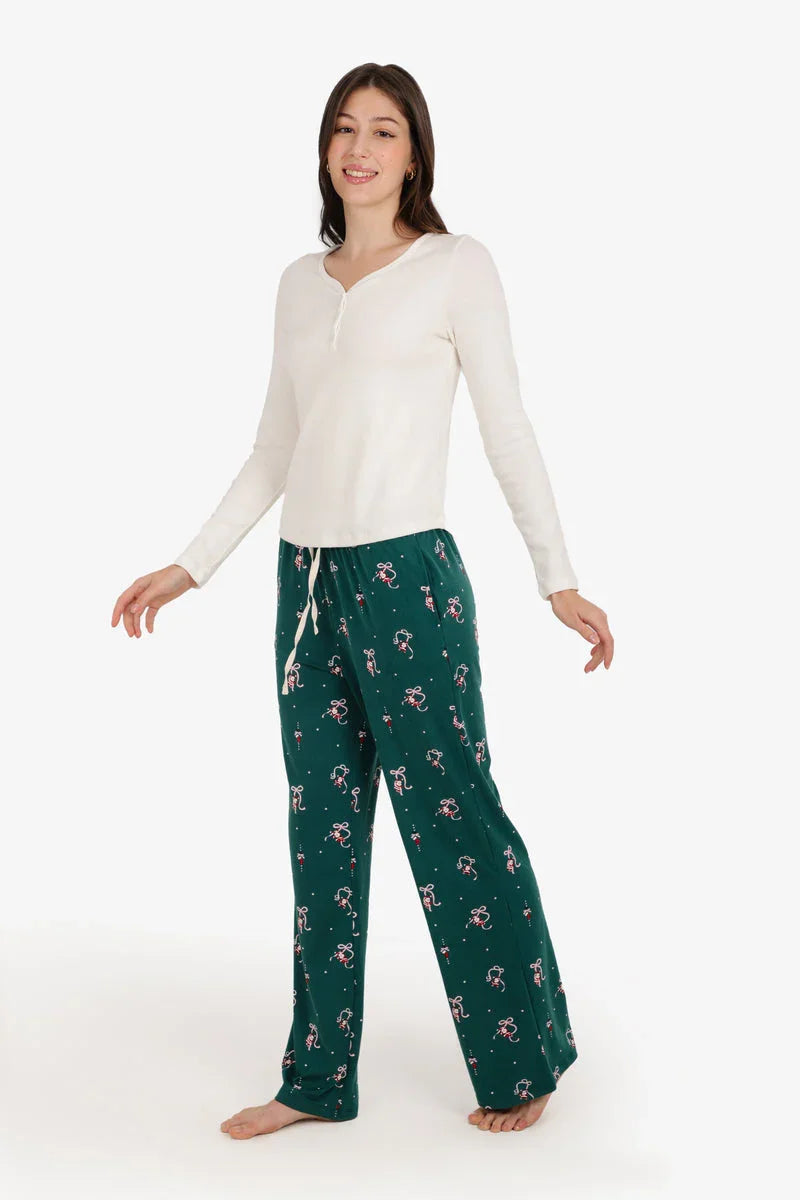 Carina - Wide-Neck Pyjama Set 2