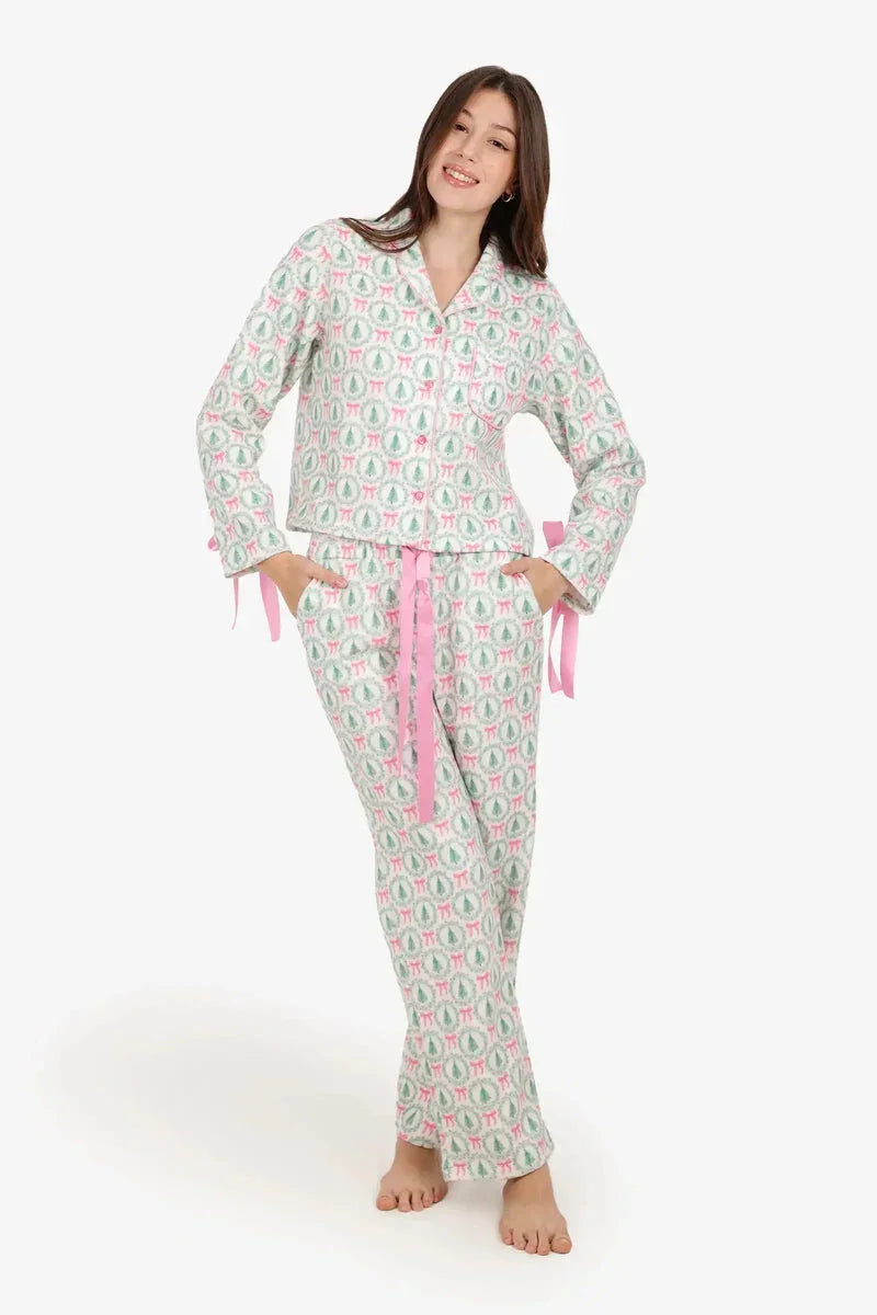 Velvet Christmas Pyjama Set - Carina 1