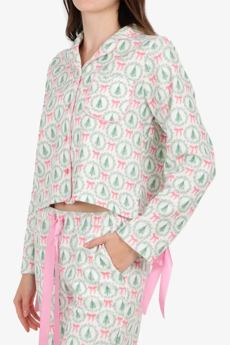 Carina - Velvet Christmas Pyjama Set 5