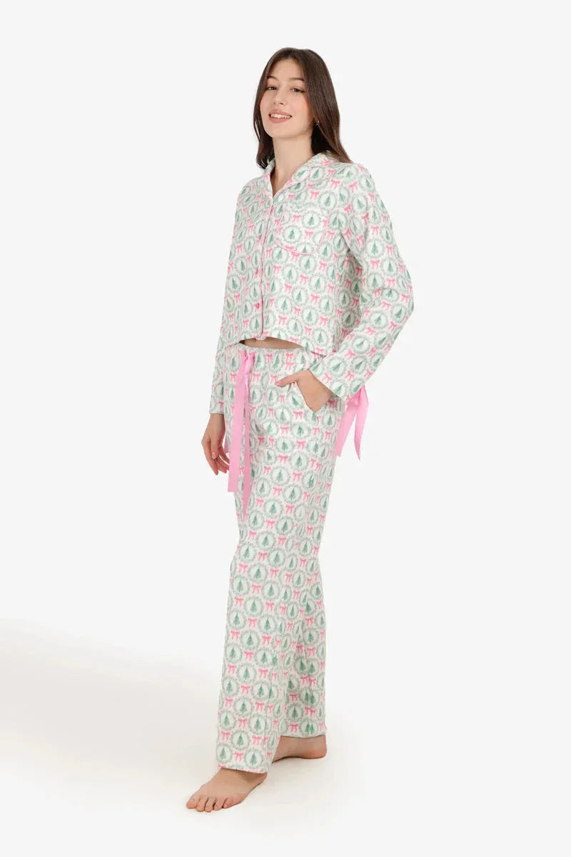 Carina - Velvet Christmas Pyjama Set 3