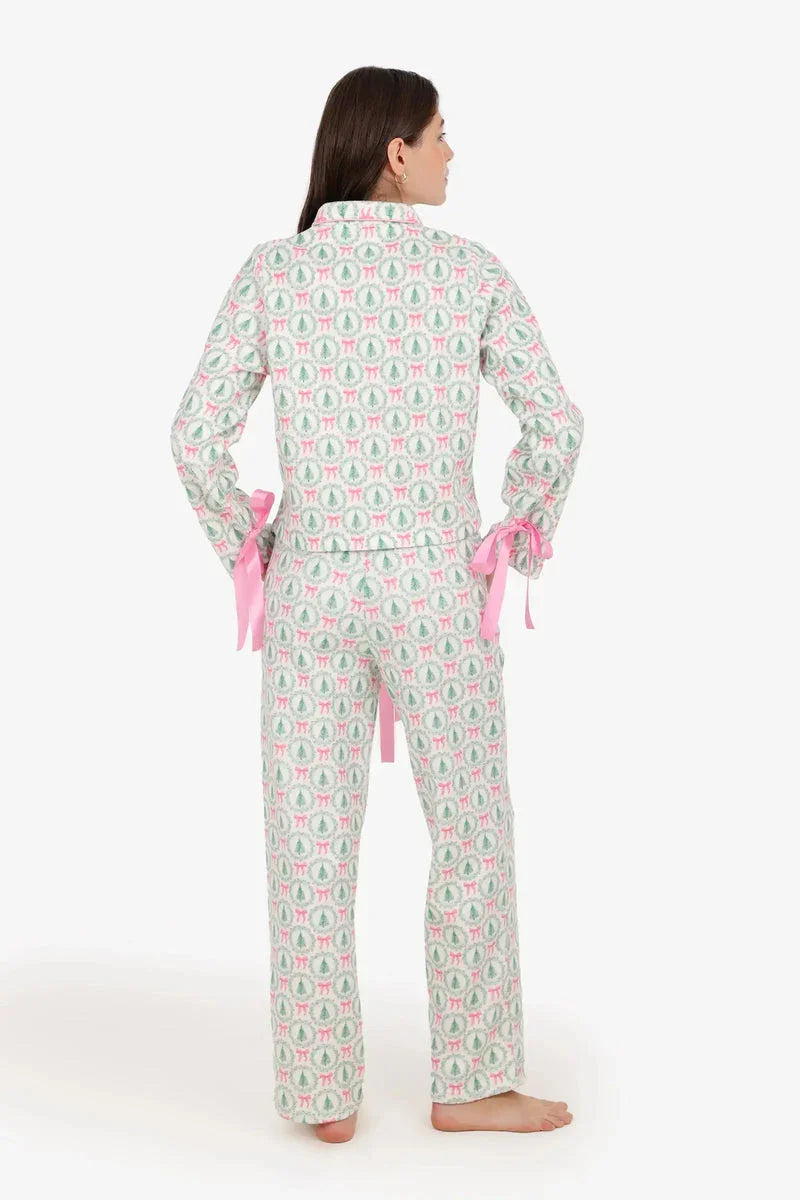 Carina - Velvet Christmas Pyjama Set 4