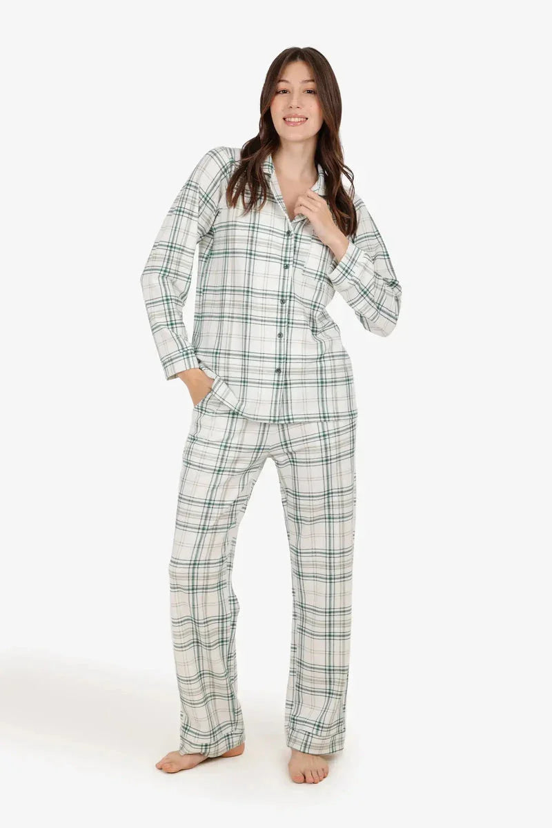 Carina - Checked Pattern Pyjama Set 1
