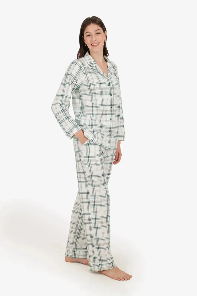 Carina - Checked Pattern Pyjama Set 2