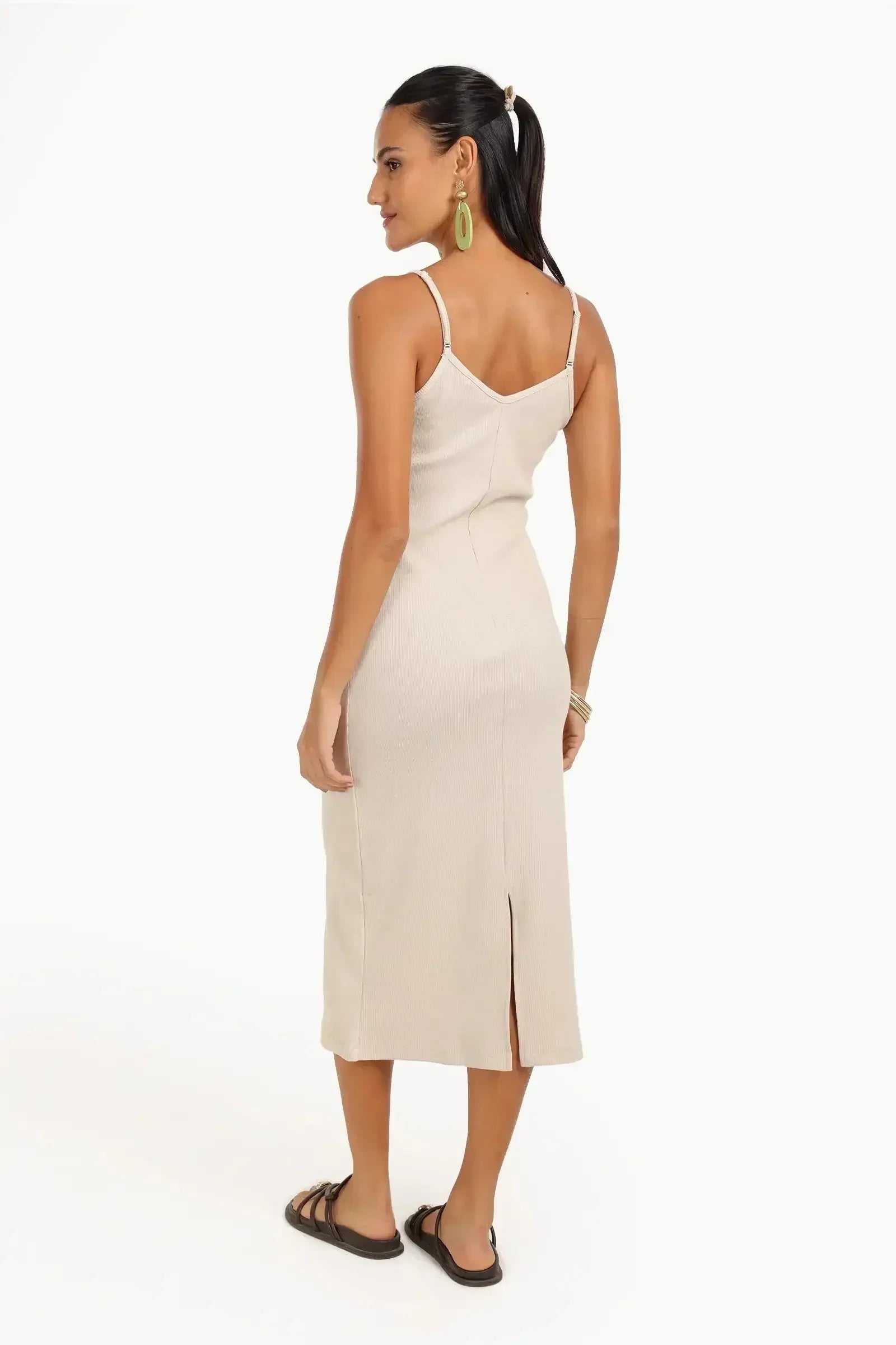 Carina - Ribbed Midi Dress 4