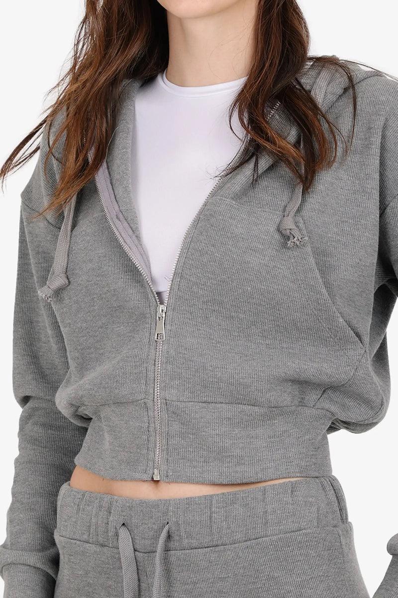 Carina - Hooded Ribbed Lounge Sweatshirt 7