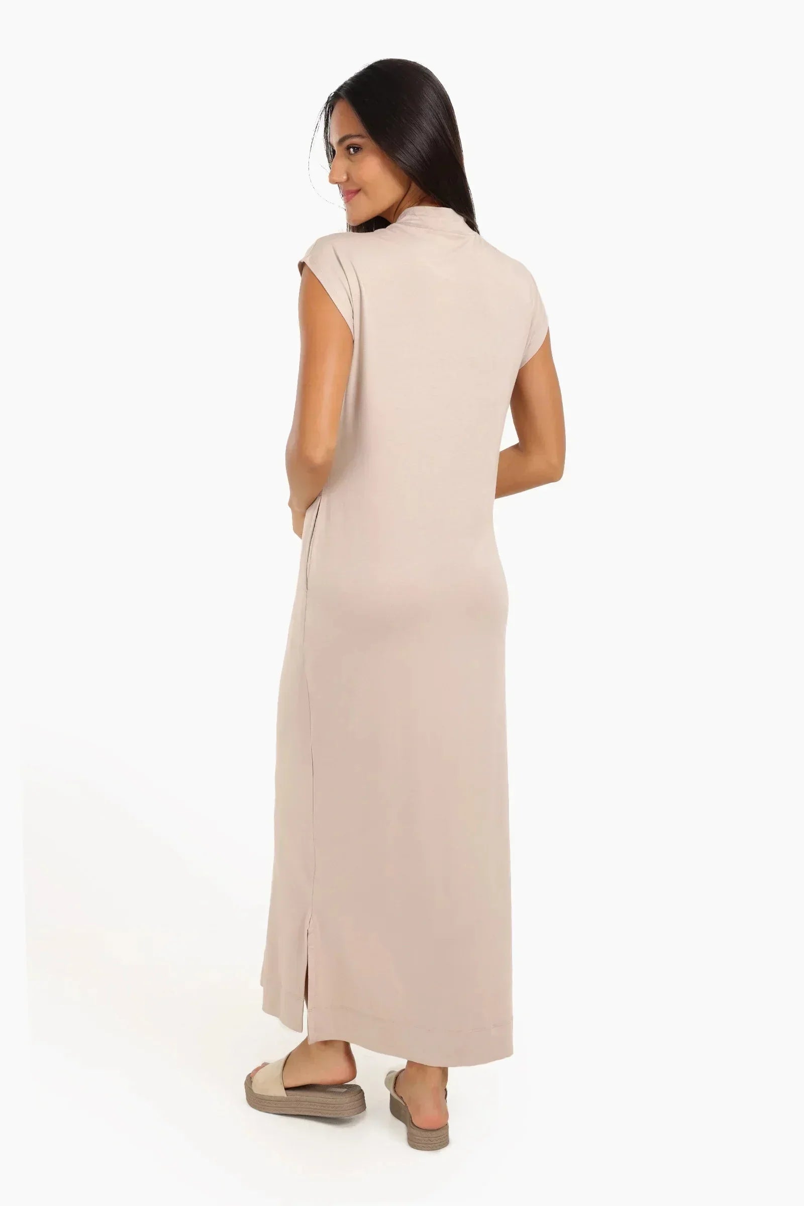 Carina - Casual Solid Pattern Dress 4