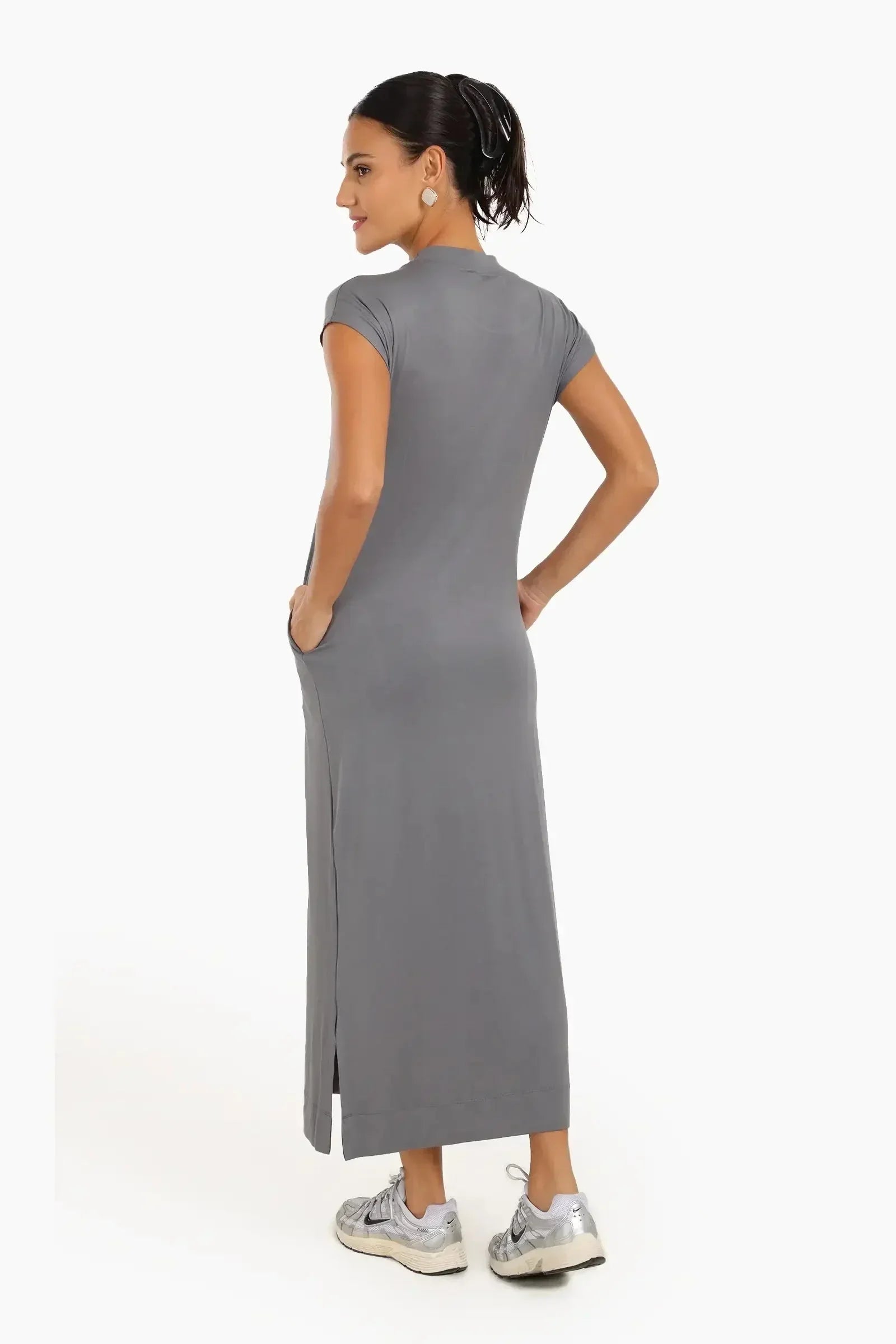 Carina - Casual Solid Pattern Dress 7