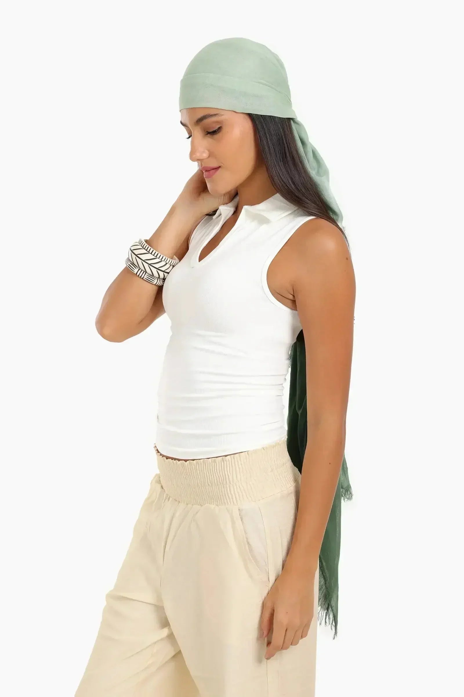 Carina - Seamless Polo Collar Top 15