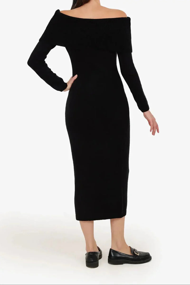Carina - Off Shoulder Midi Dress 3