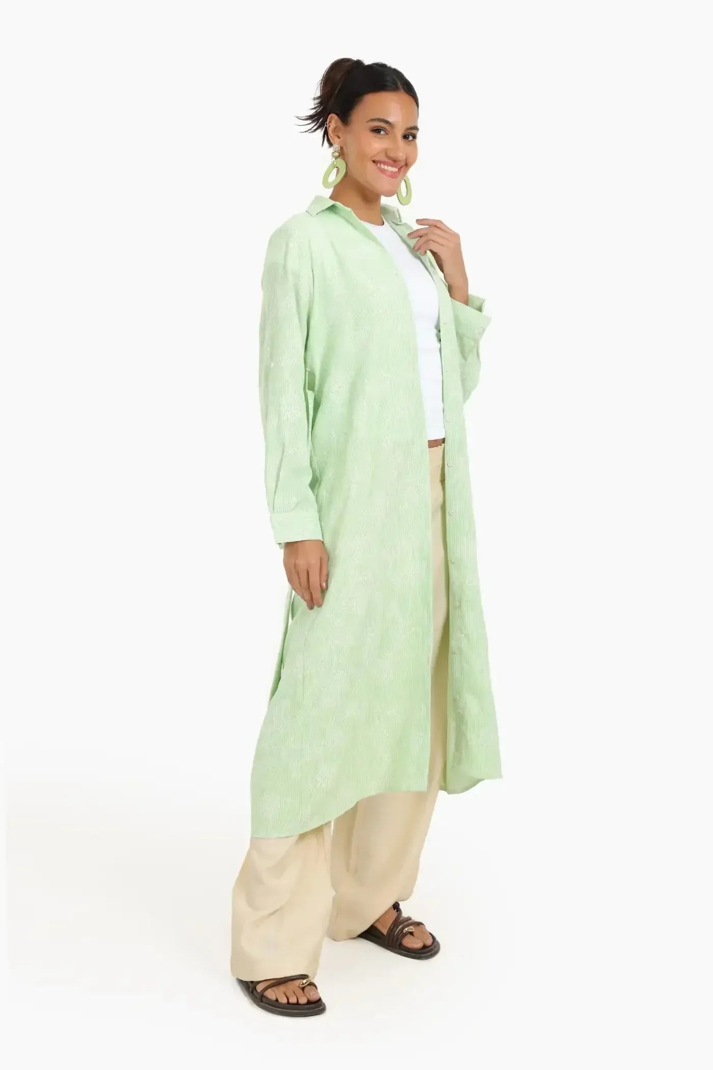 Carina - Printed Midi Shirt Dress 7