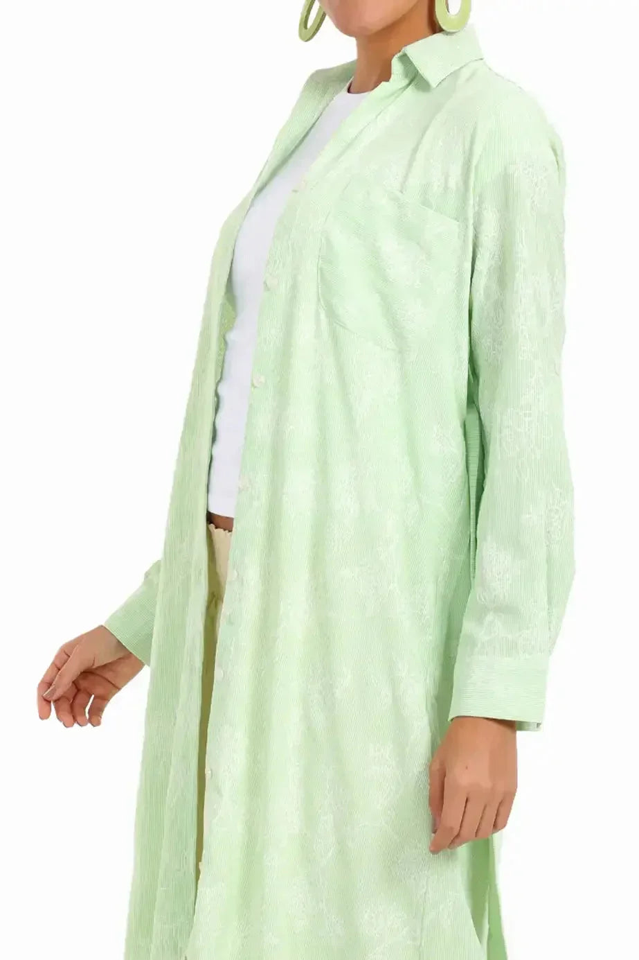 Carina - Printed Midi Shirt Dress 8