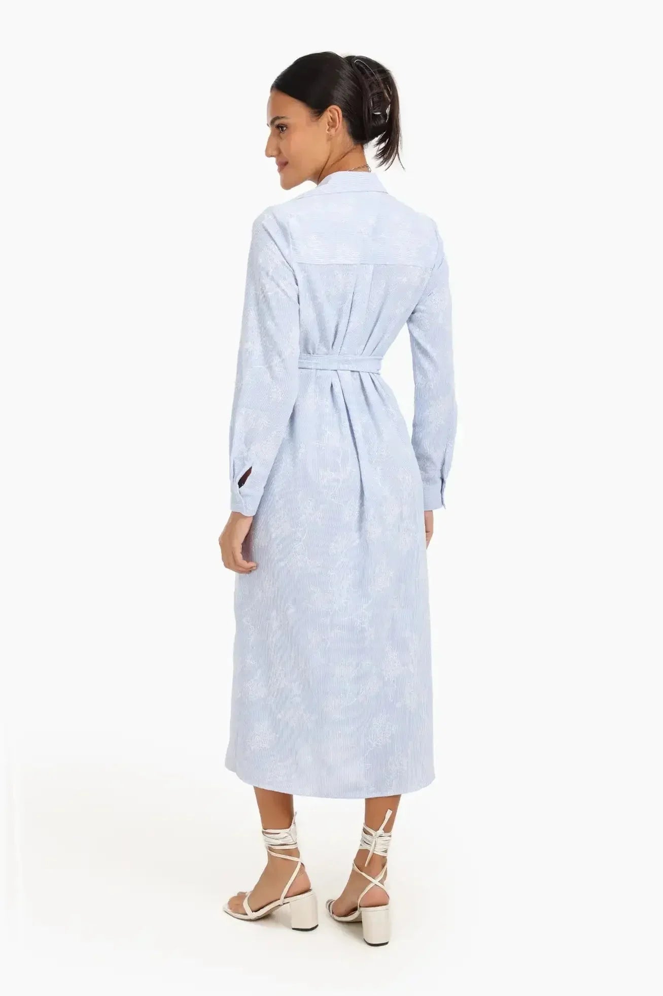 Carina - Printed Midi Shirt Dress 11