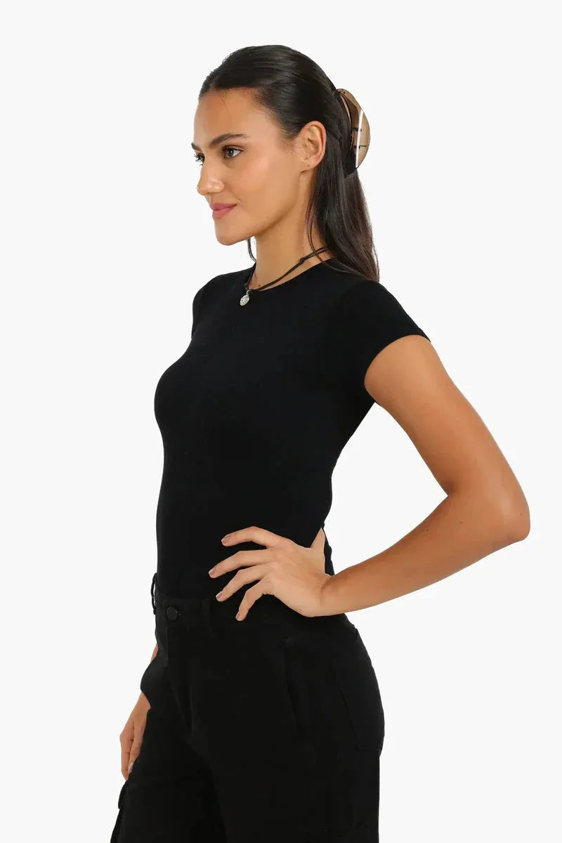 Carina - Slim Fit Ribbed Top 6