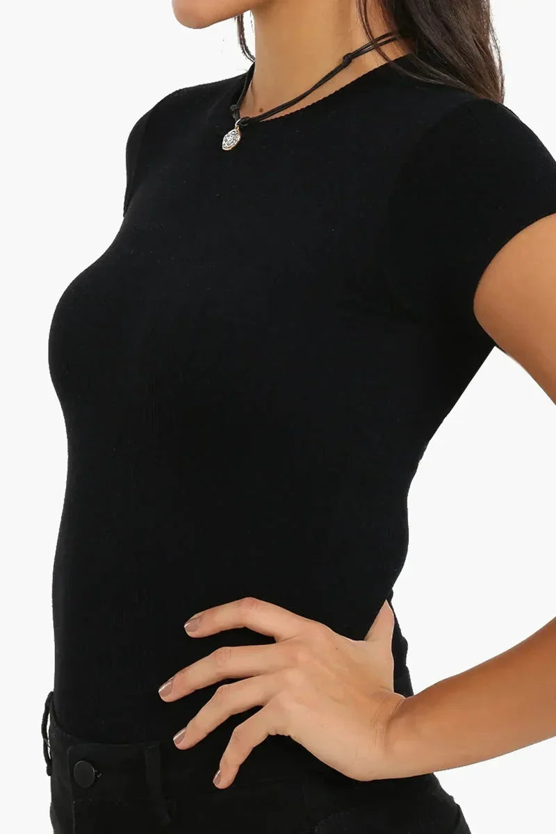 Carina - Slim Fit Ribbed Top 12