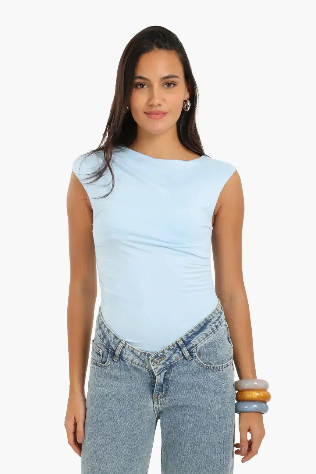 Carina - Ruched Side Sleeveless Top 13