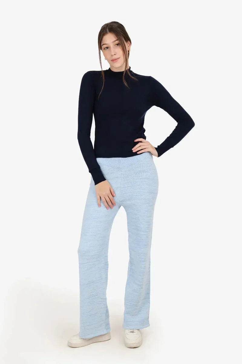 Carina - Slim Mock Neck Top 15