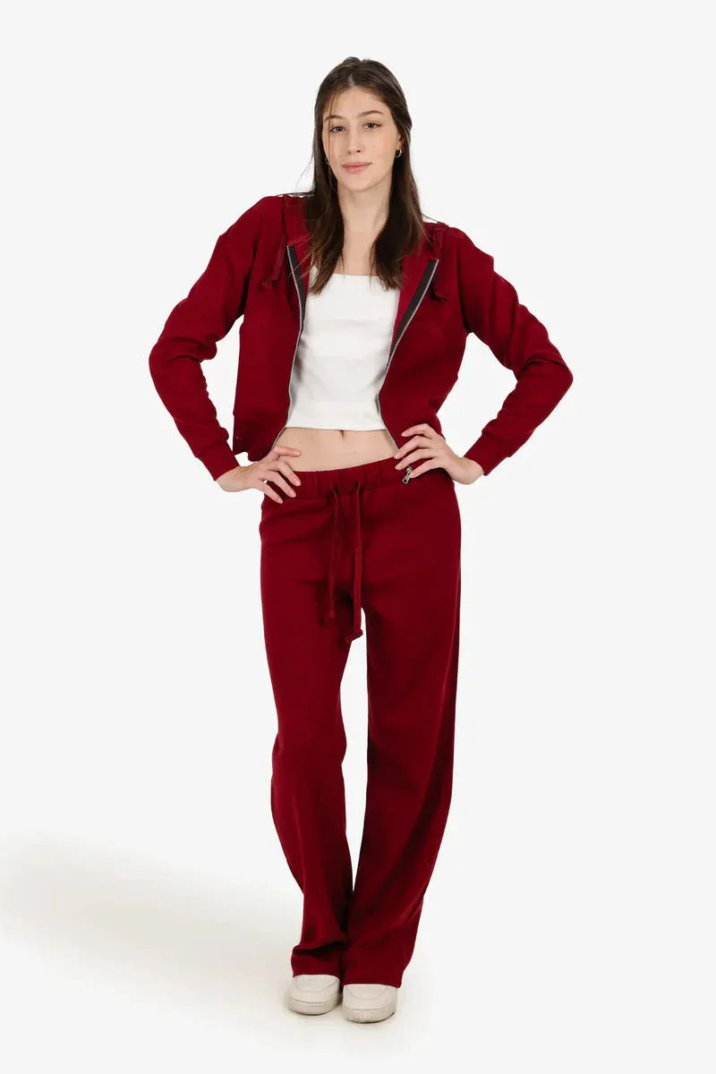 Carina - Hooded Ribbed Lounge Sweatshirt 10