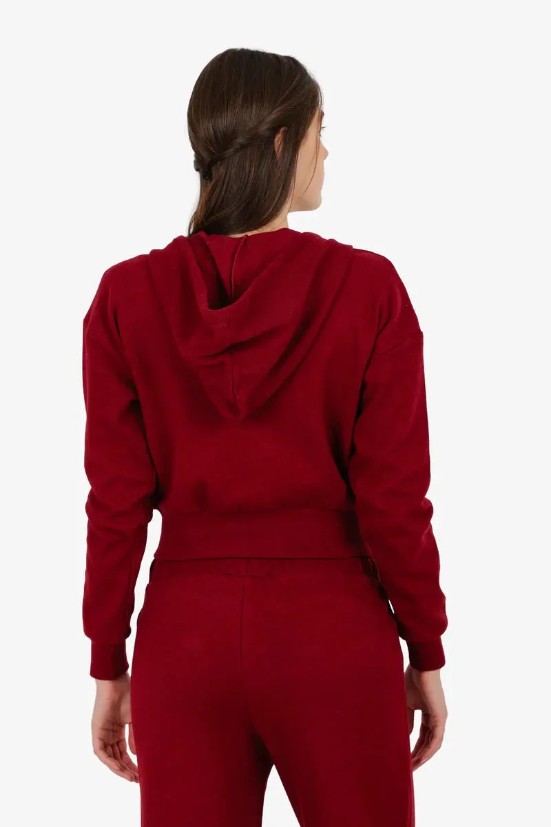 Carina - Hooded Ribbed Lounge Sweatshirt 6
