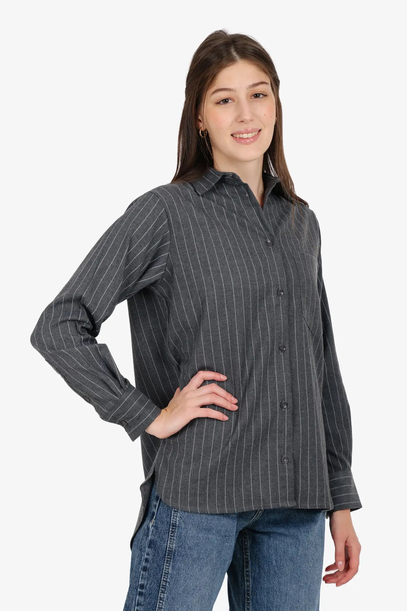 Carina - Regular Fit Striped Shirt