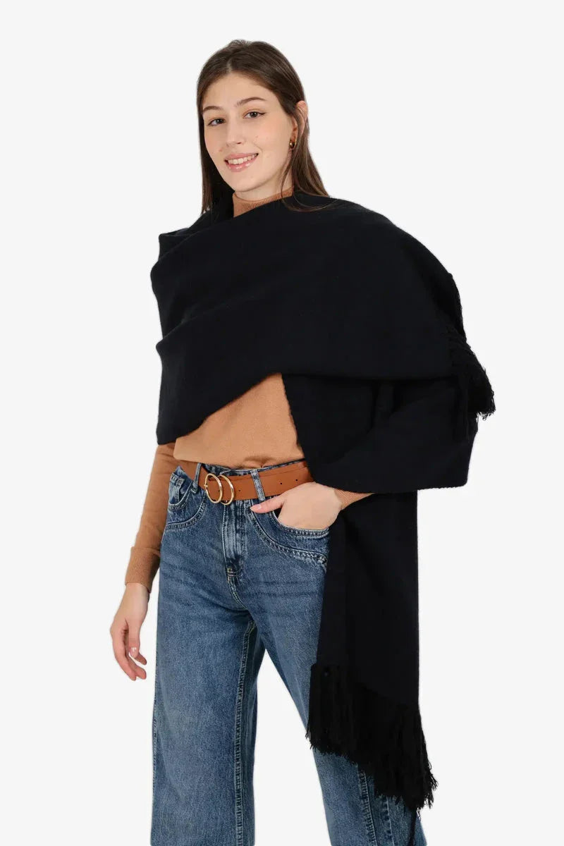 Carina - Fringed Rectangular Shawl 7