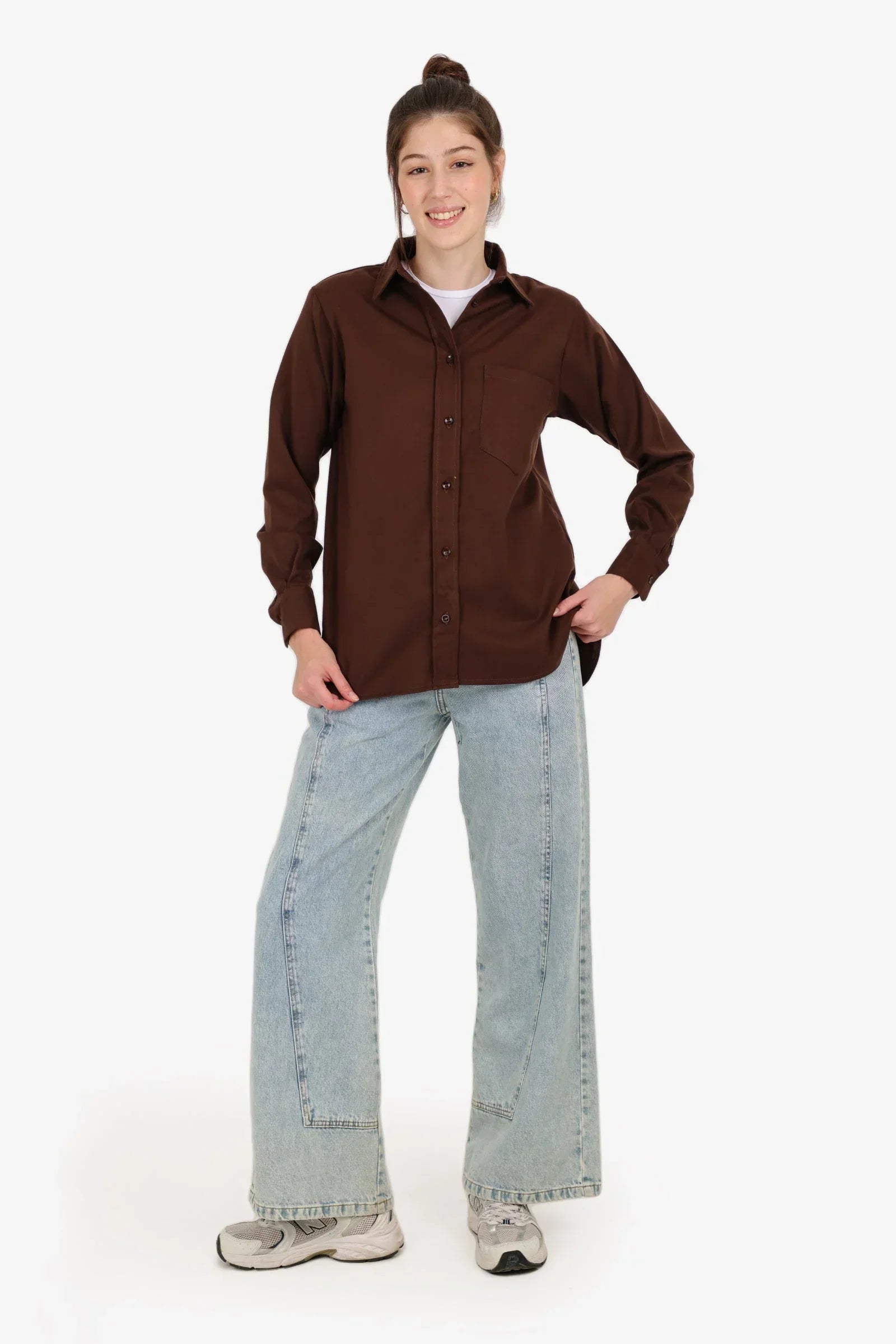 Carina - Relaxed High-Low Shirt 4