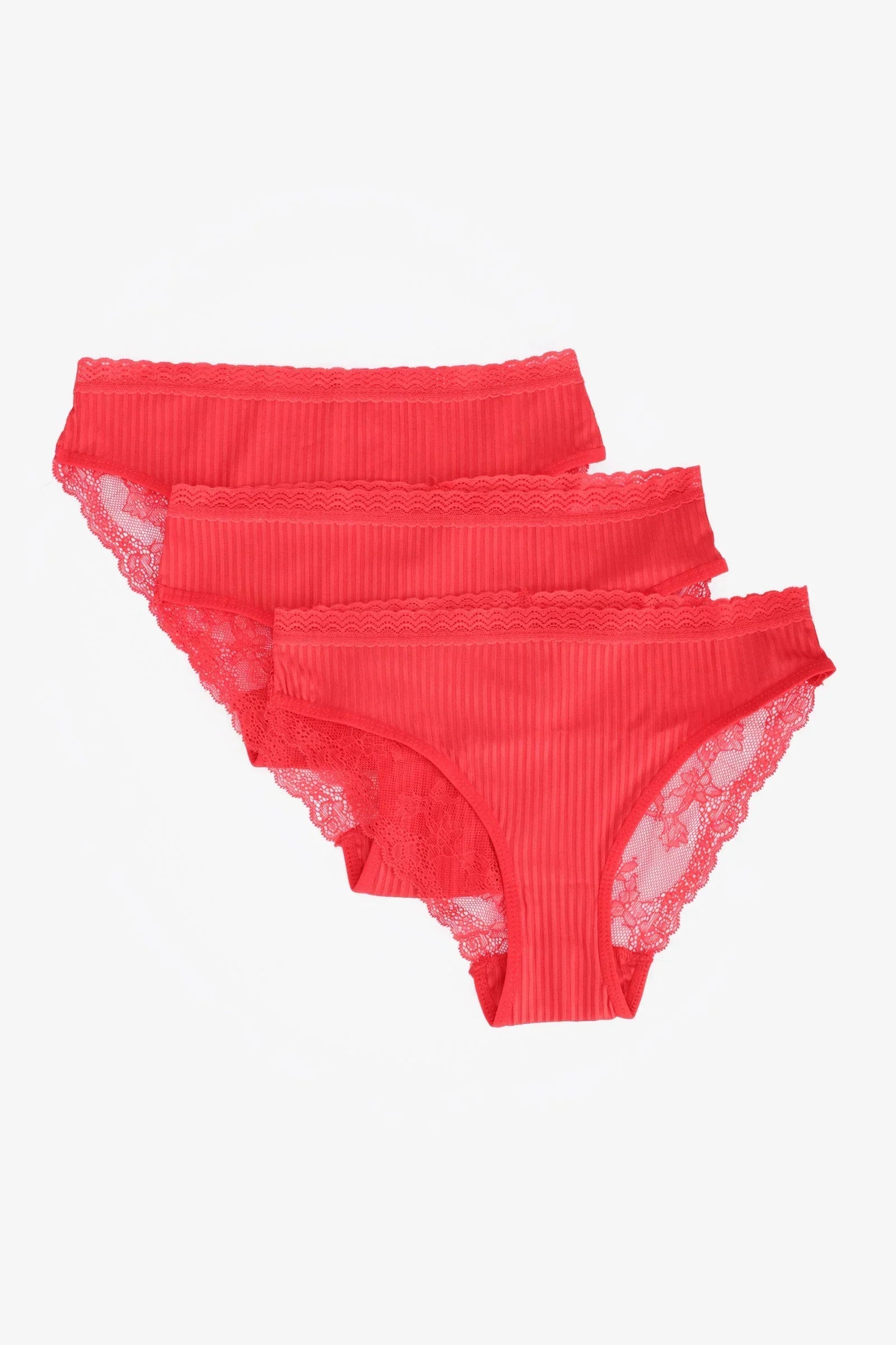 Clue - Pack of 3 Bikini Panties with Lace 2