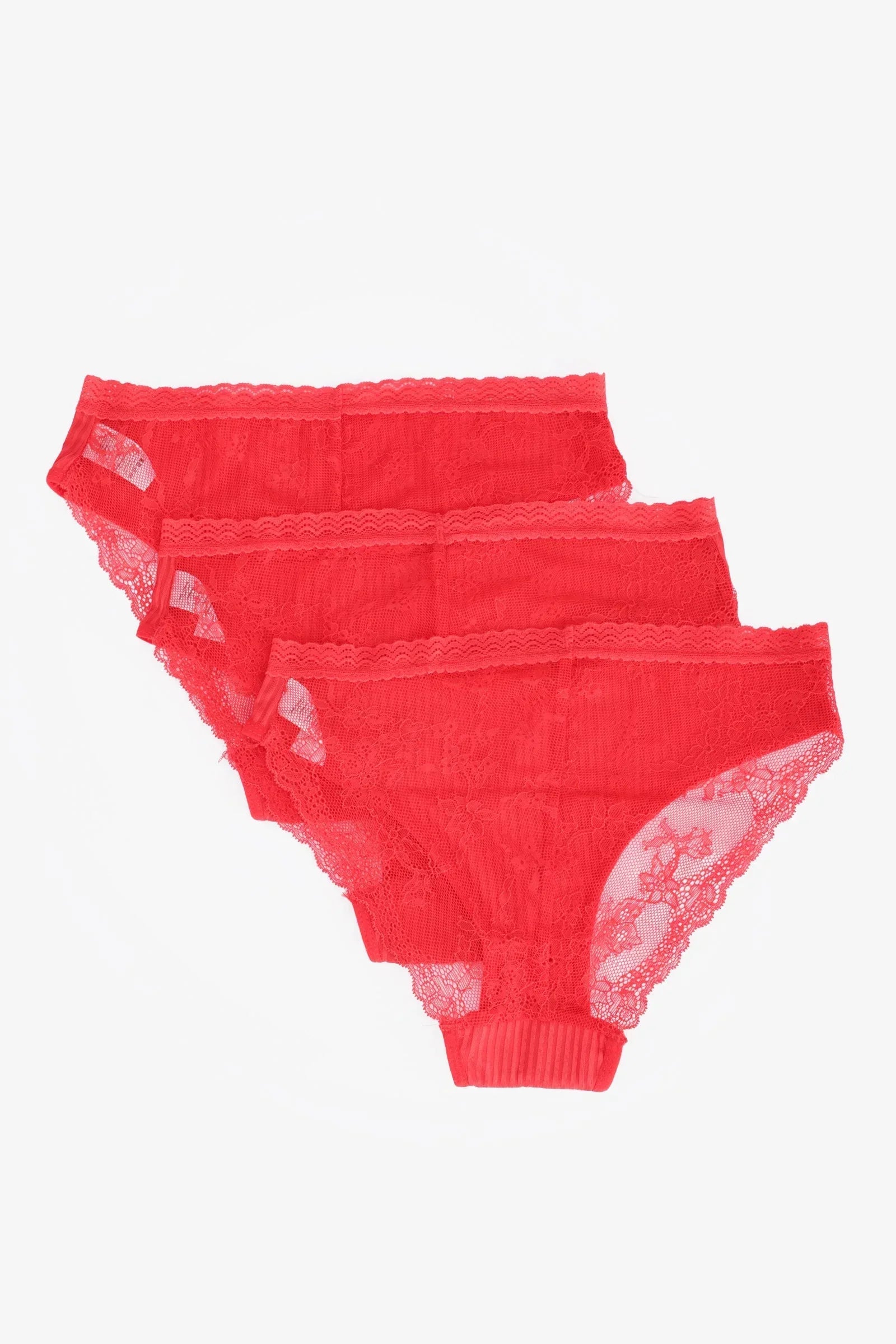 Clue - Pack of 3 Bikini Panties with Lace 1