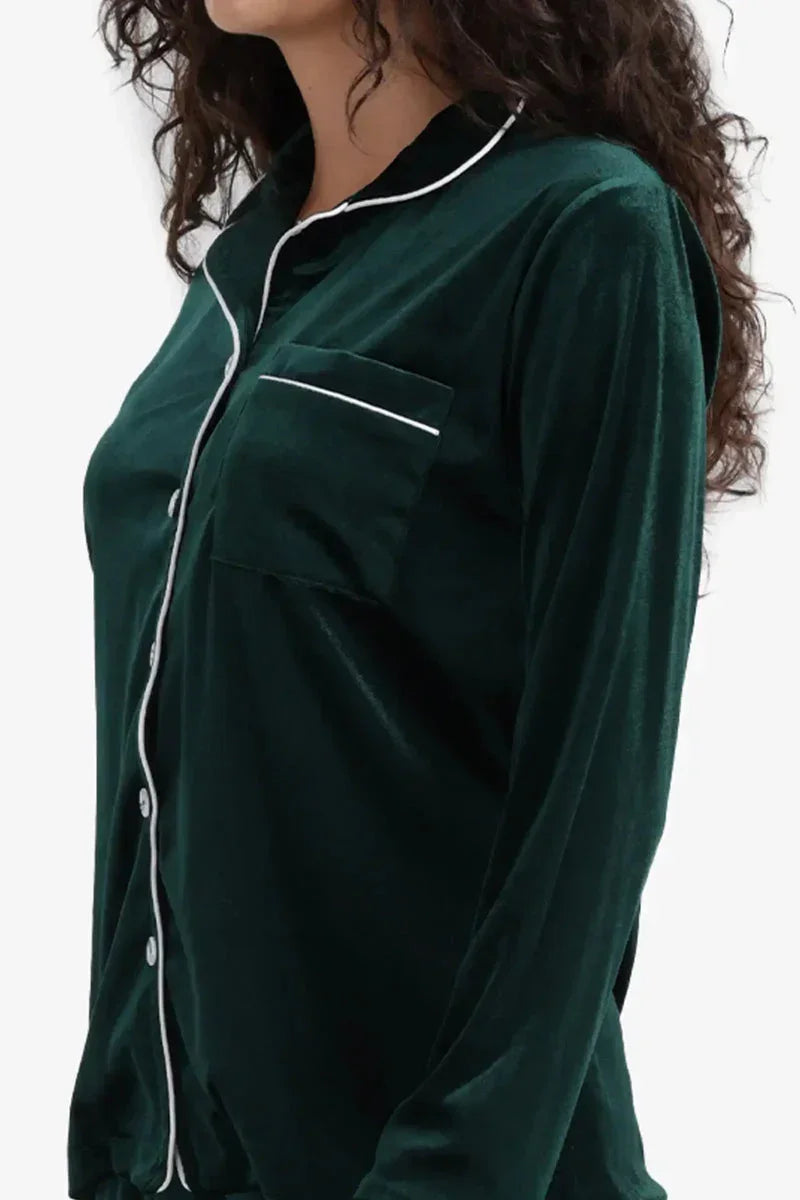 Carina - Classic Velvet Pyjama Set 27