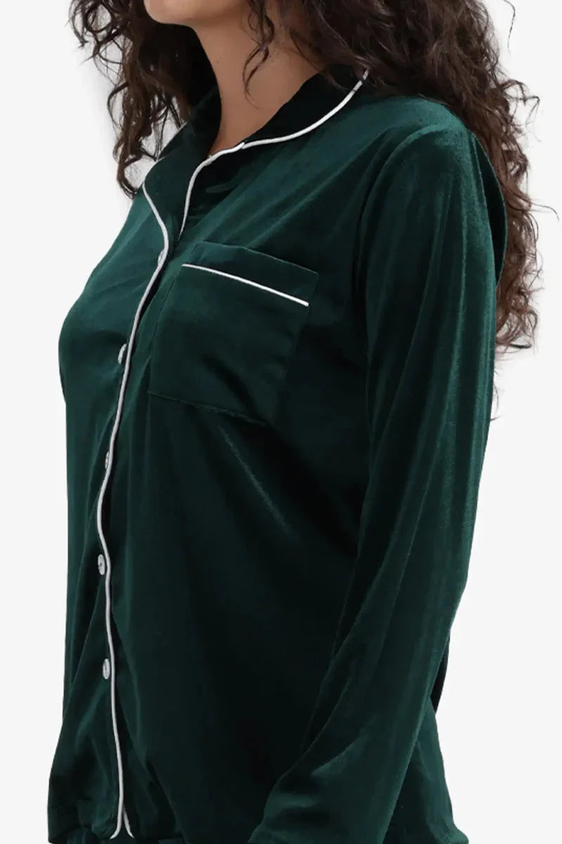 Carina - Classic Velvet Pyjama Set 27