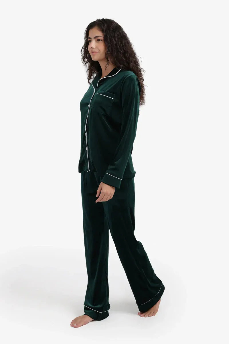 Carina - Classic Velvet Pyjama Set 14