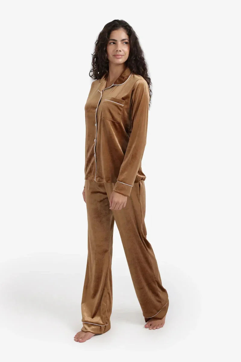 Carina - Classic Velvet Pyjama Set 16
